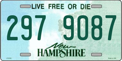 NH license plate 2979087