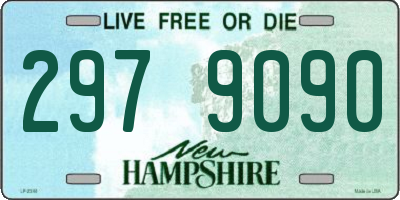 NH license plate 2979090