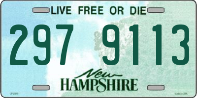 NH license plate 2979113