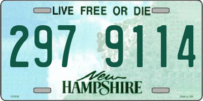 NH license plate 2979114