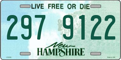 NH license plate 2979122