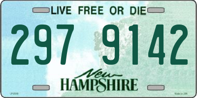 NH license plate 2979142