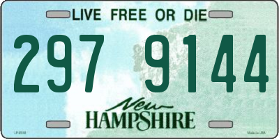 NH license plate 2979144