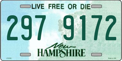 NH license plate 2979172
