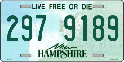 NH license plate 2979189