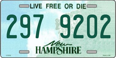 NH license plate 2979202
