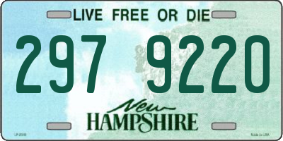 NH license plate 2979220