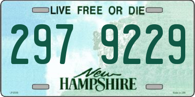 NH license plate 2979229
