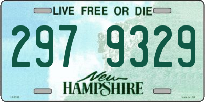NH license plate 2979329