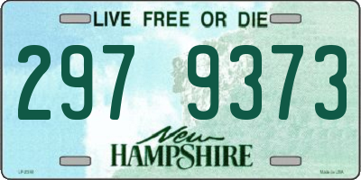 NH license plate 2979373
