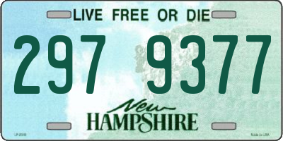 NH license plate 2979377