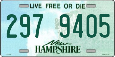 NH license plate 2979405