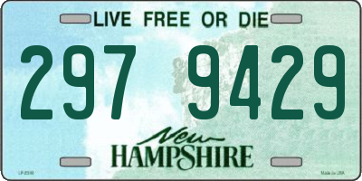 NH license plate 2979429