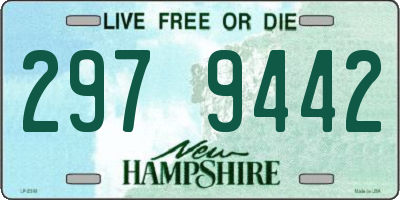 NH license plate 2979442
