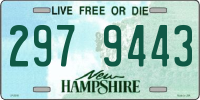 NH license plate 2979443