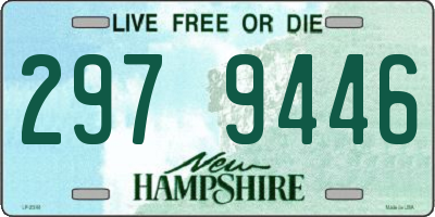 NH license plate 2979446