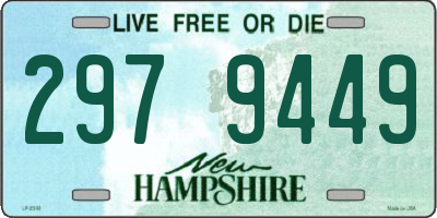NH license plate 2979449