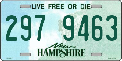 NH license plate 2979463