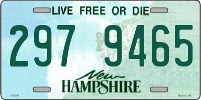 NH license plate 2979465