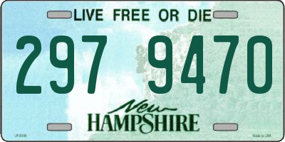 NH license plate 2979470