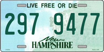 NH license plate 2979477