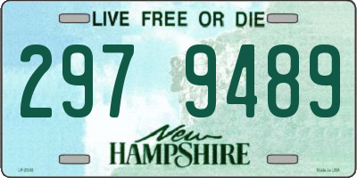 NH license plate 2979489