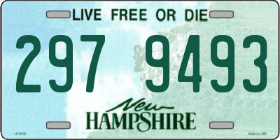 NH license plate 2979493