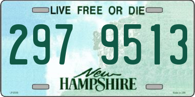 NH license plate 2979513