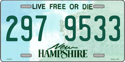 NH license plate 2979533