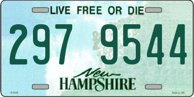 NH license plate 2979544