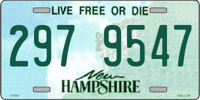 NH license plate 2979547