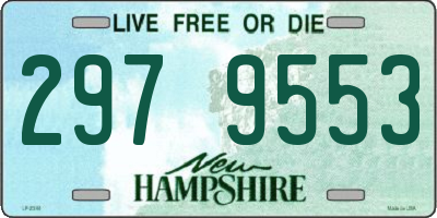 NH license plate 2979553
