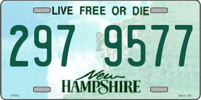 NH license plate 2979577