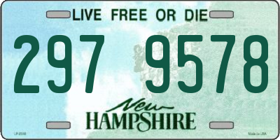 NH license plate 2979578
