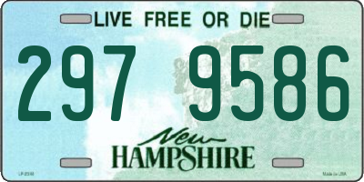 NH license plate 2979586