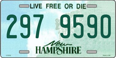 NH license plate 2979590