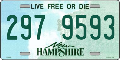 NH license plate 2979593