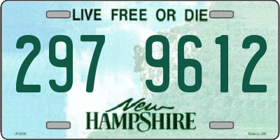 NH license plate 2979612
