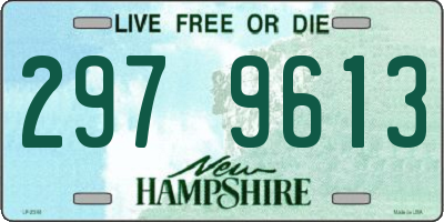 NH license plate 2979613