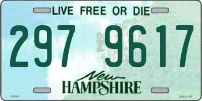 NH license plate 2979617