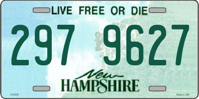NH license plate 2979627