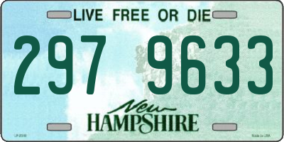 NH license plate 2979633