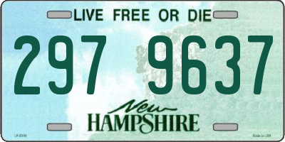 NH license plate 2979637