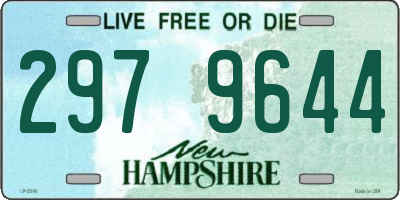 NH license plate 2979644