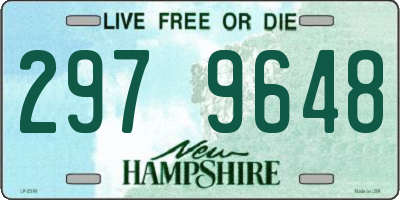 NH license plate 2979648