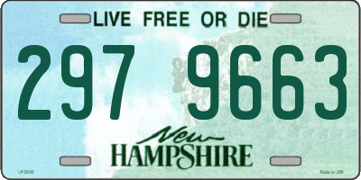 NH license plate 2979663