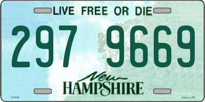 NH license plate 2979669