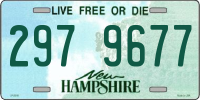 NH license plate 2979677