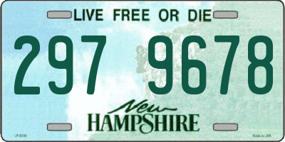 NH license plate 2979678