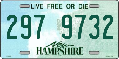 NH license plate 2979732